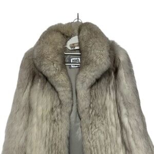Saga Furs Elegant Cream Teddy Jacket